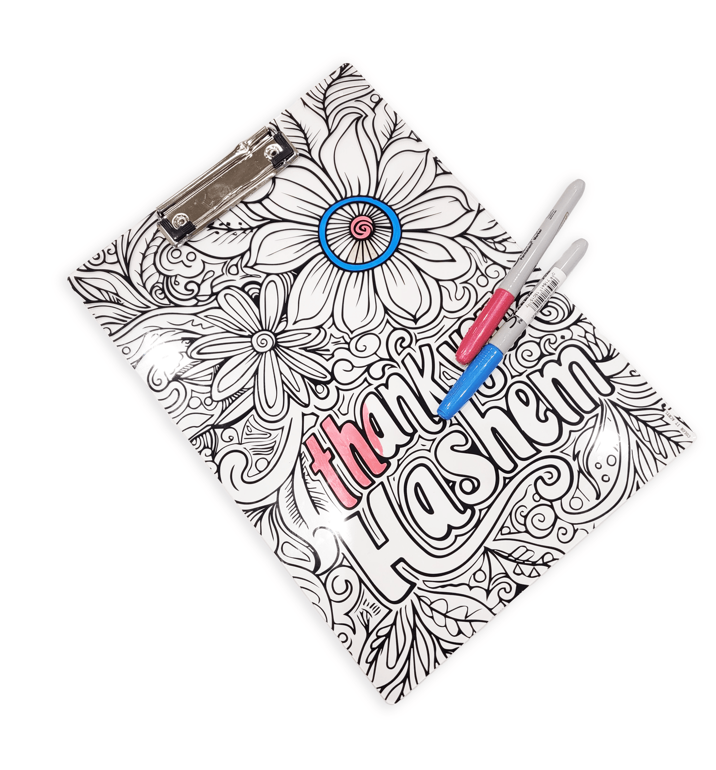 Color it Acrylic Thank you Hashem Clipboard