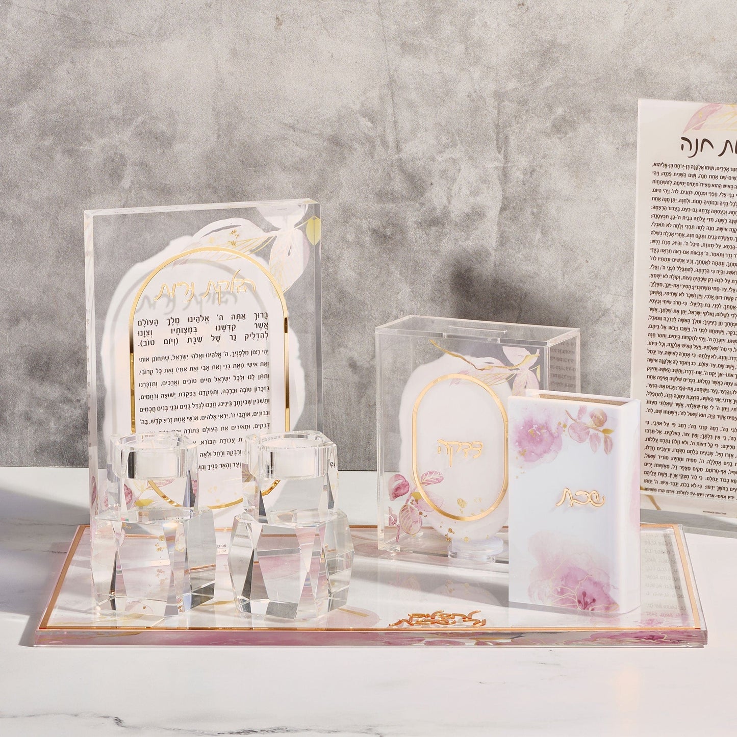 Crystal Cube Tealight Holders - Waterdale Collection