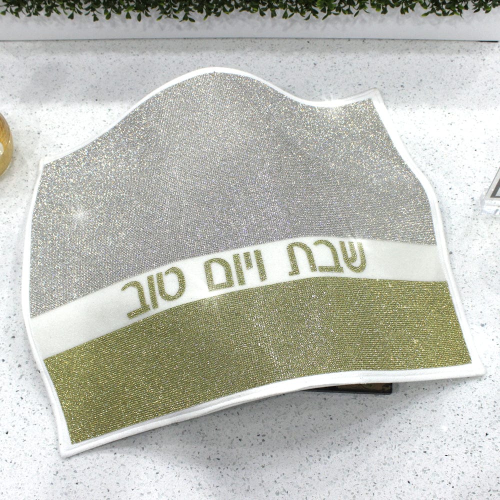 Crystal Studded Challah Cover - Waterdale Collection