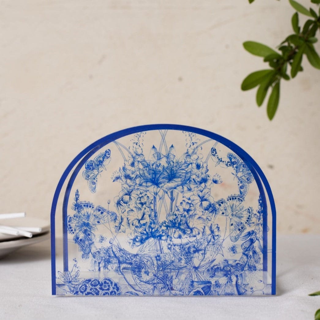 French Toile Napkin Holder