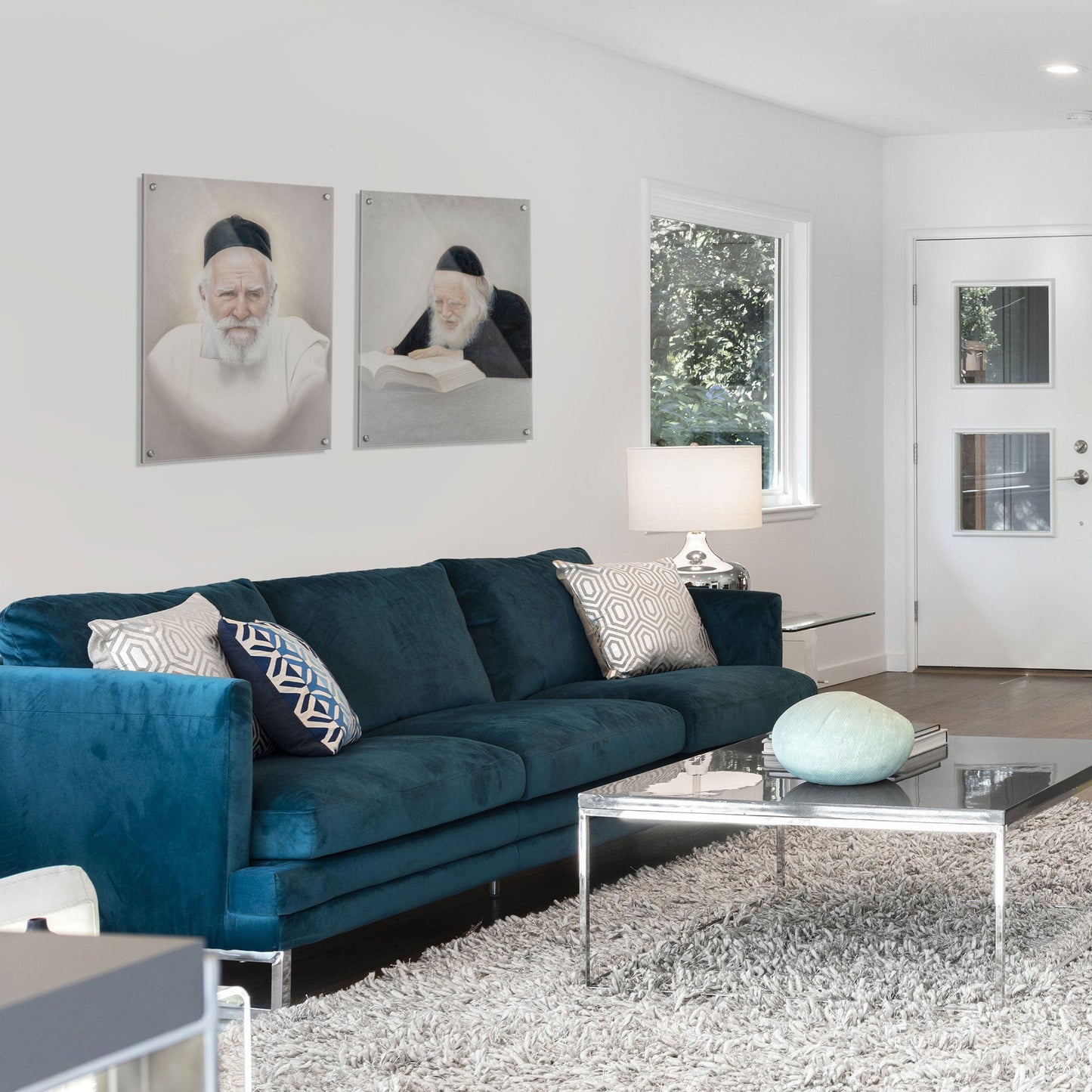 Gedolim Art Rav Ovadia Yosef - Light - Waterdale Collection