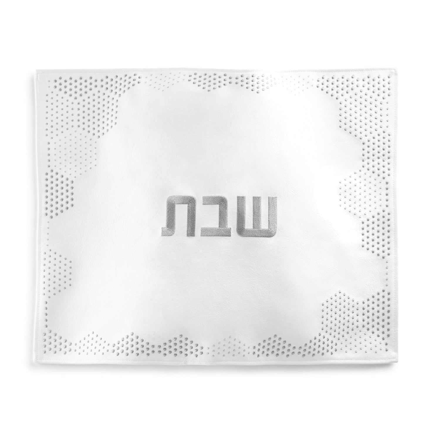 Hexagon Dot Border Challah Cover - Waterdale Collection