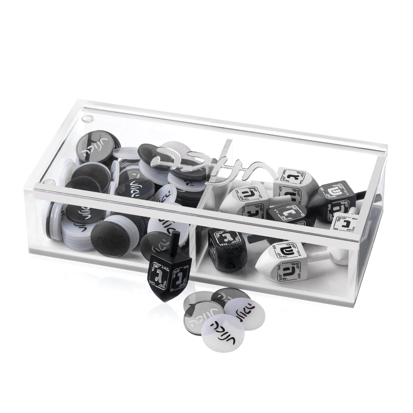 Lucite Dreidel Game - Waterdale Collection