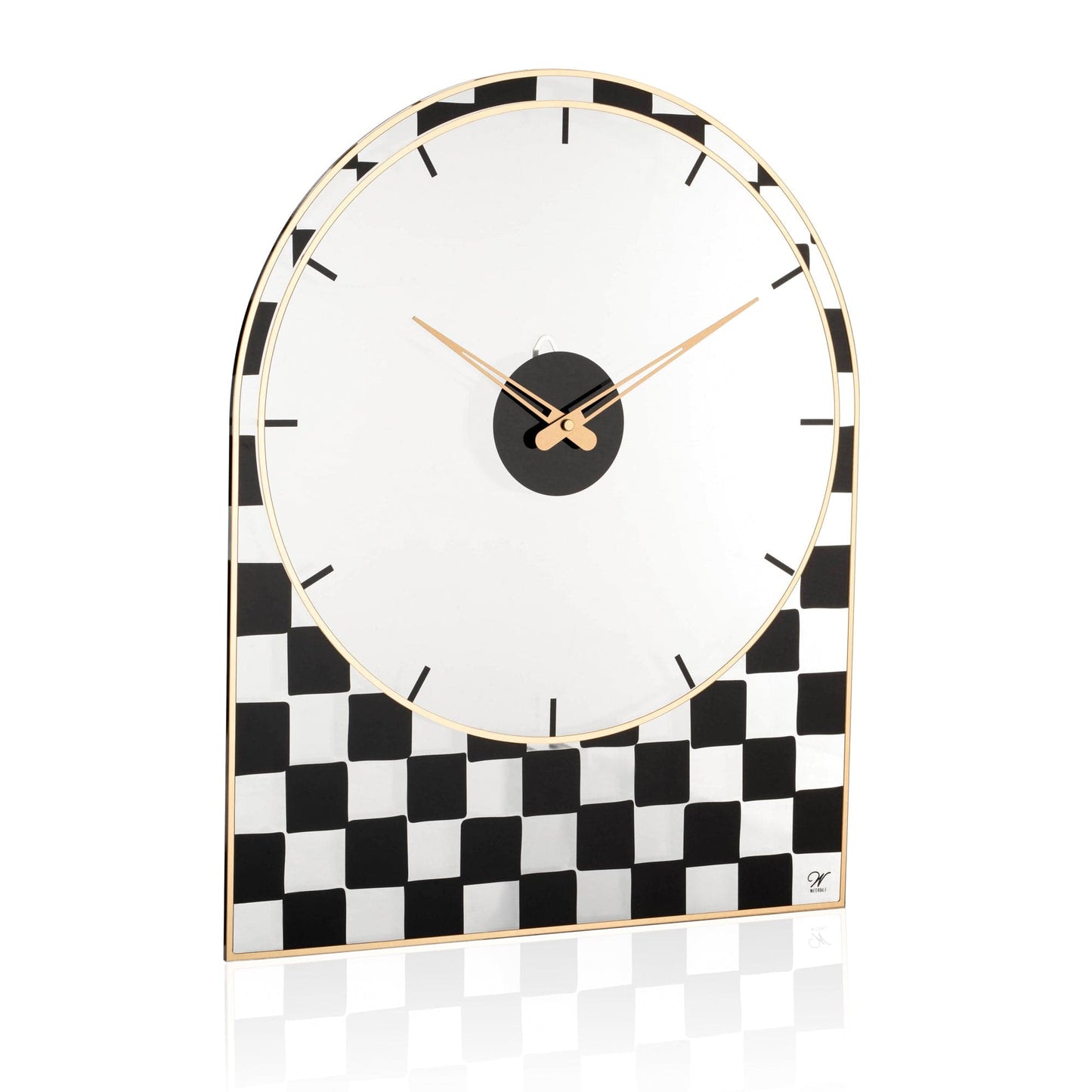 Onyx Collection Lucite Clock - Waterdale Collection