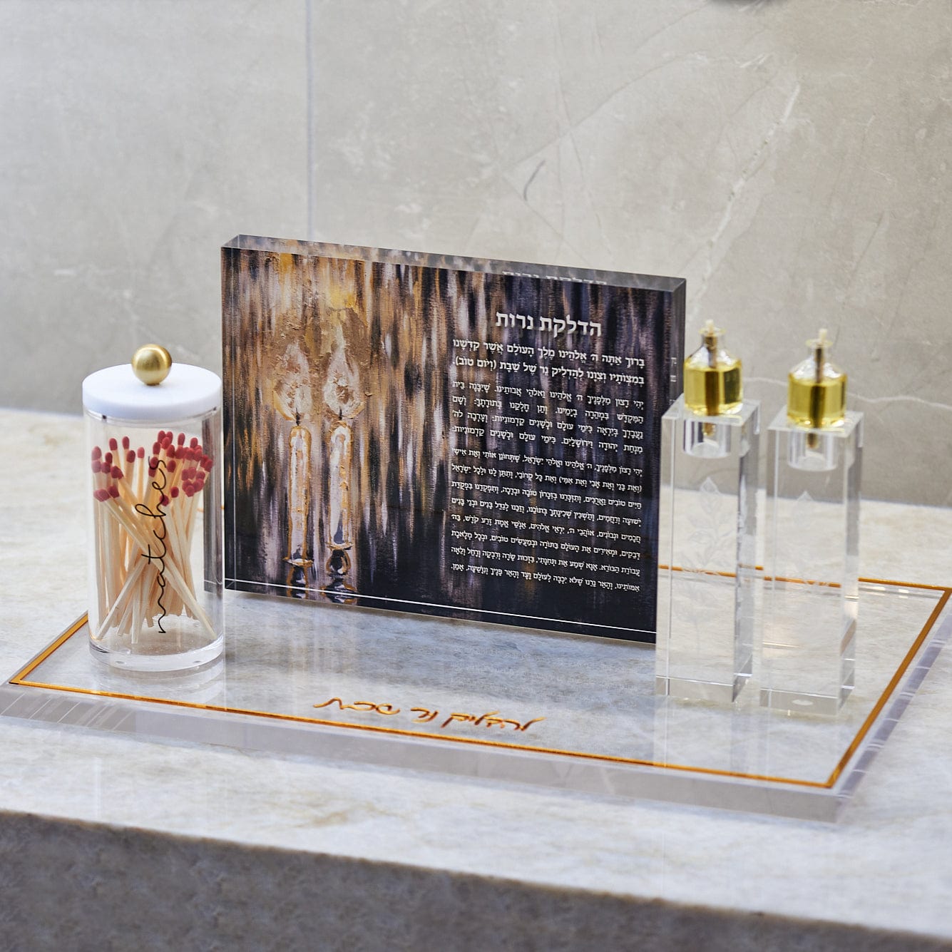 Painted Black Candles Hadlokas Neiros Block - Waterdale Collection