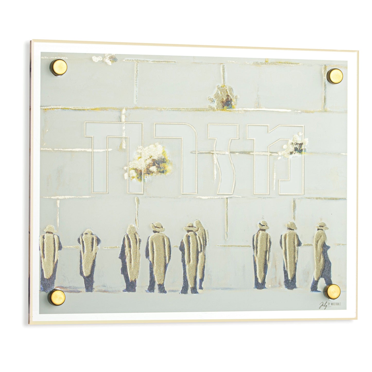 Painted by Judy Mizrach Sign - Waterdale Collection