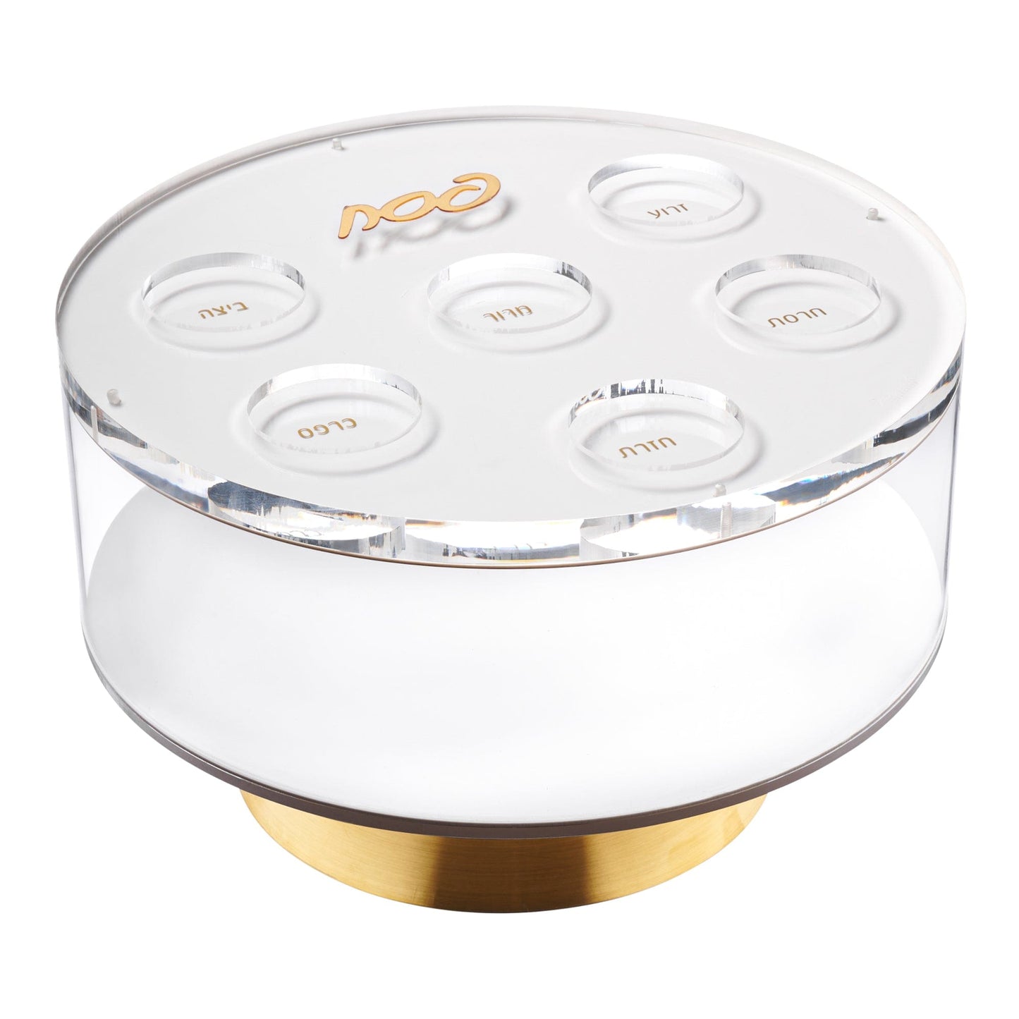 Raised MetaLucite Matzah Box - Waterdale Collection