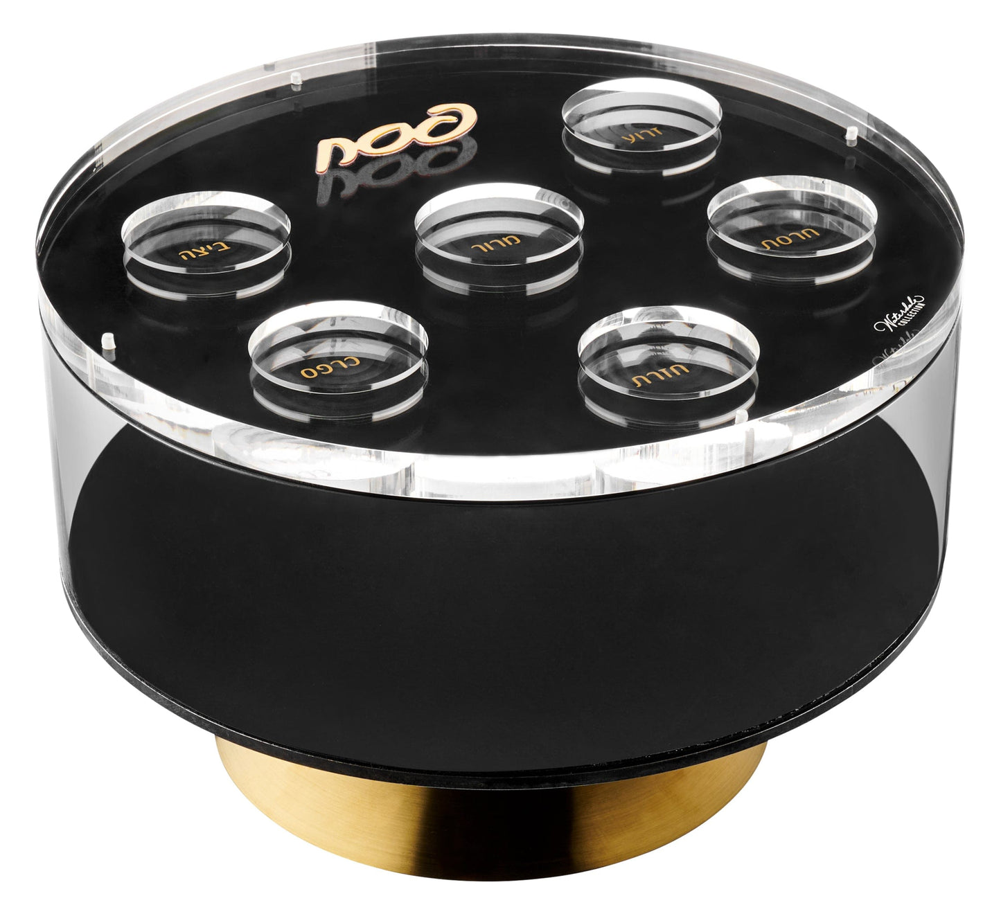 Raised MetaLucite Seder Plate - Waterdale Collection