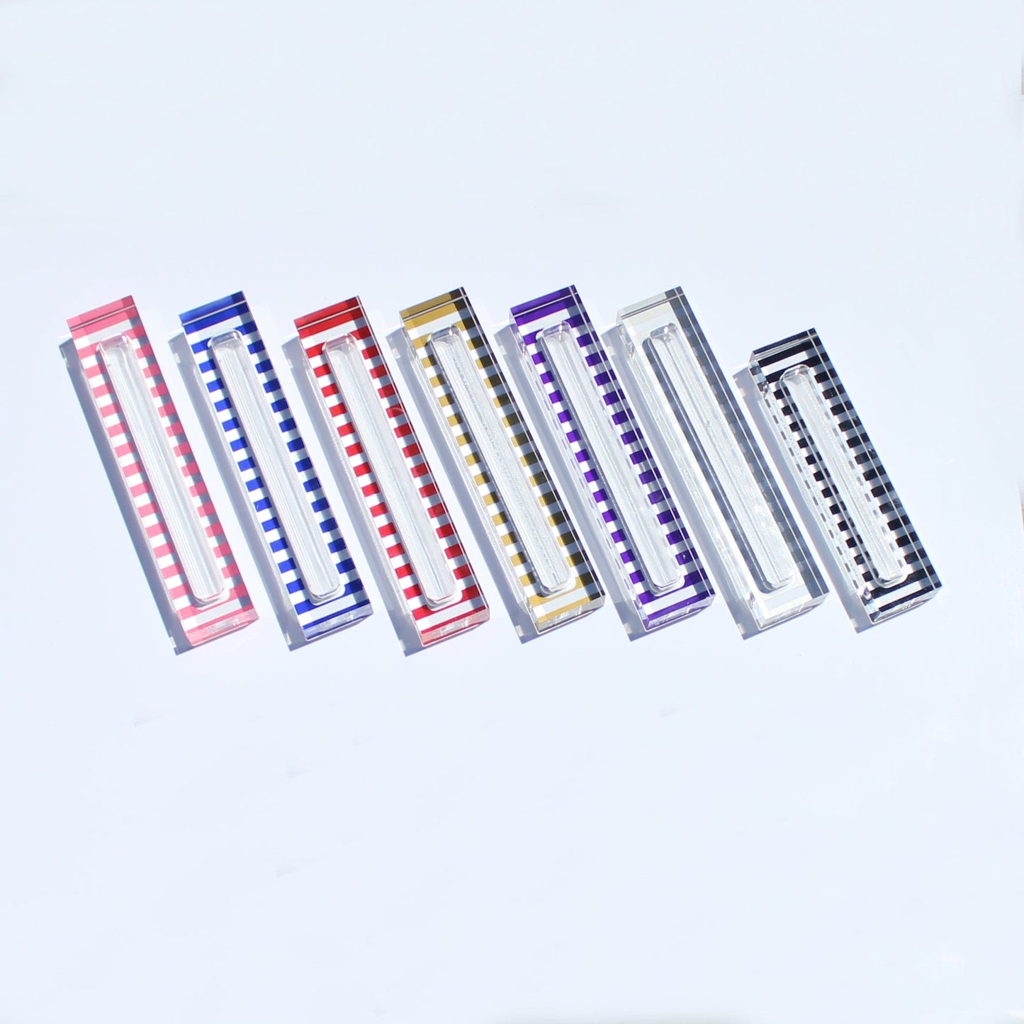 Stripe Mezuzah Case - Waterdale Collection