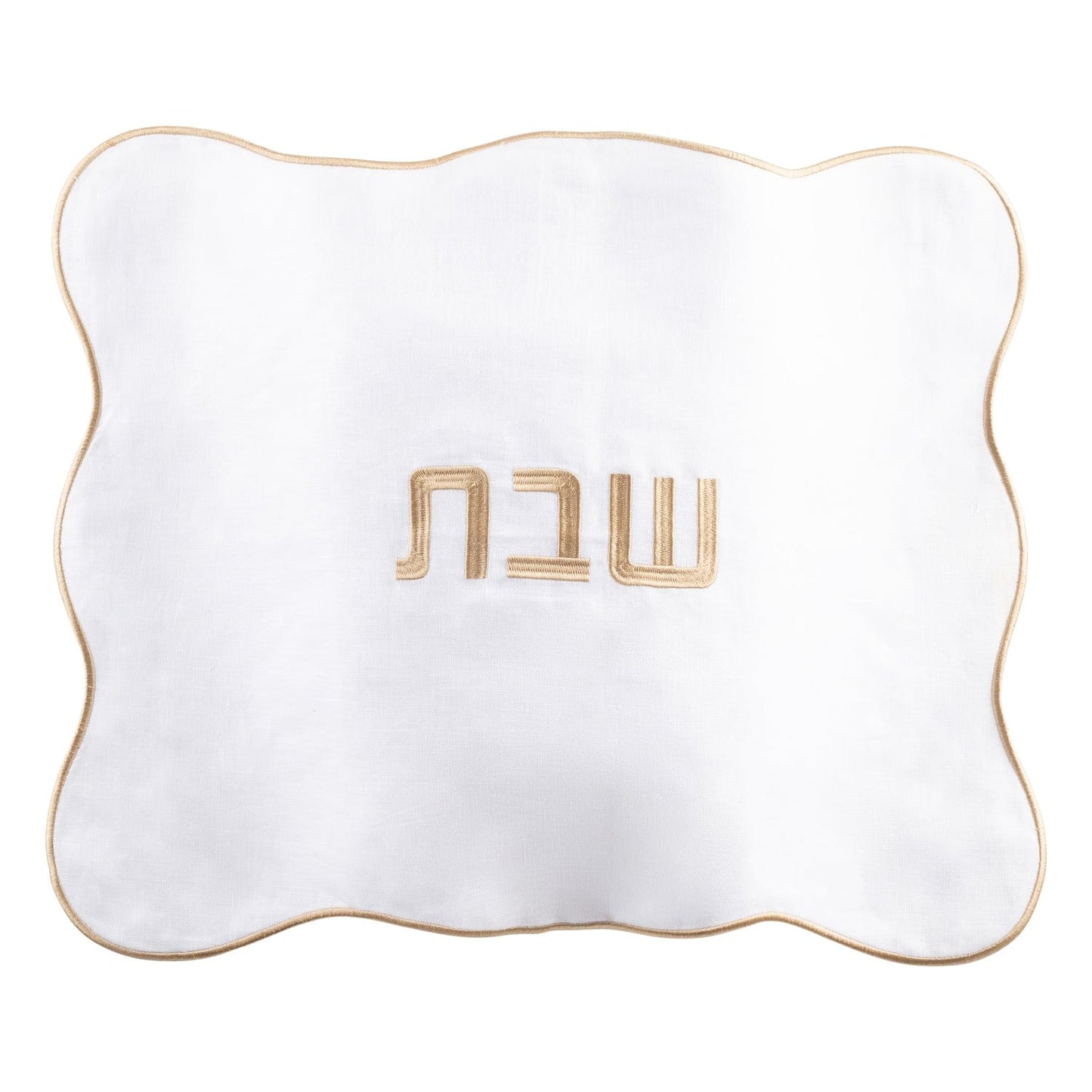 Wavy Linen Challah Cover - Waterdale Collection