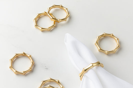 Elegant Gold Napkin Rings