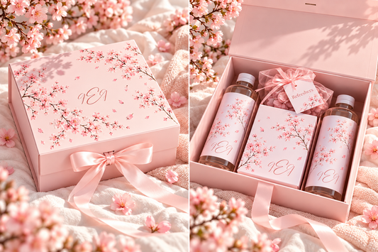 Spring Blossom Magnetic Bow Box