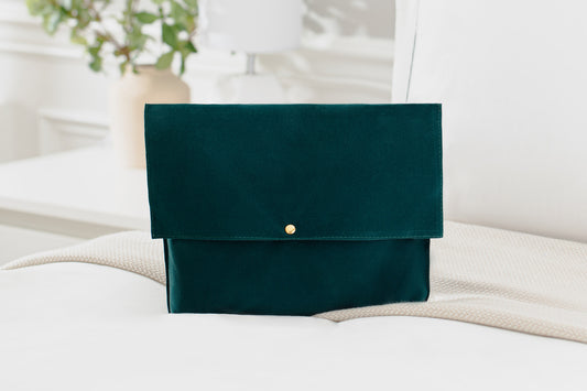 Green Suede Envelope DIY KIT