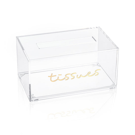 Clear Classic Tissue Box - Waterdale Collection