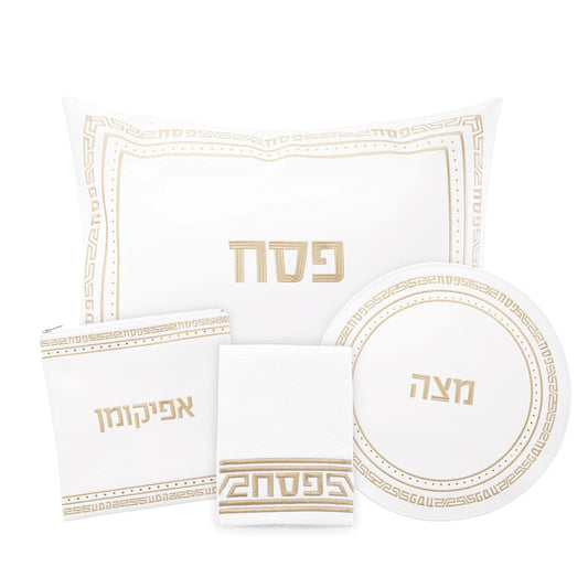 Embroidered Crystal Stone Pesach Set - Waterdale Collection