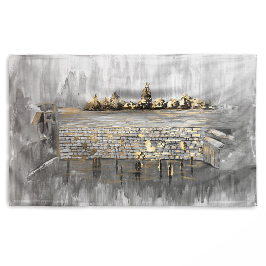 Kosel After Rain Vinyl Sukkah Decoration - Waterdale Collection