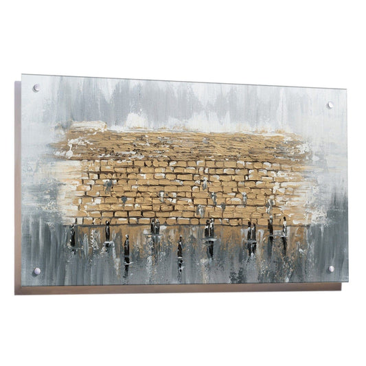 Kosel Reflected in Prayer Painting - Waterdale Collection