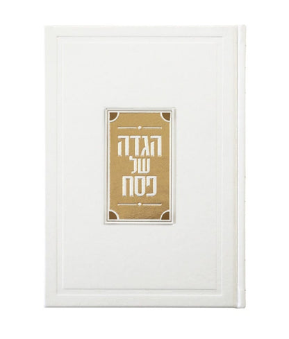 Leather Haggadah with Lucite Plate - Waterdale Collection