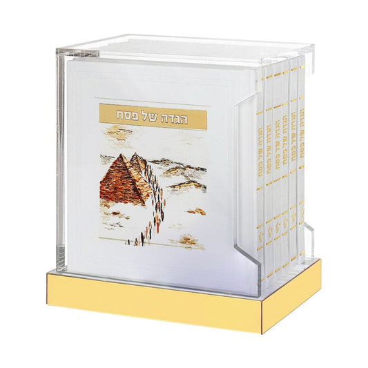 Leather Painted Haggadah Set - Waterdale Collection