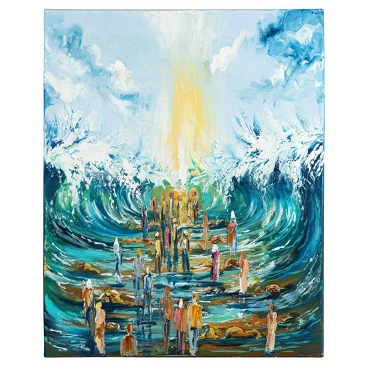 Original Hand Painted Pesach Art - Waterdale Collection