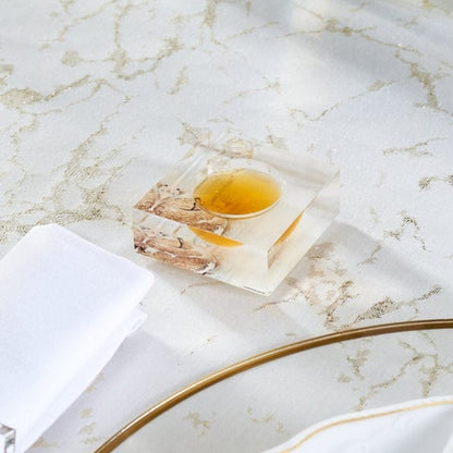 Personal Painted Gold Mini Honey Dish - Waterdale Collection