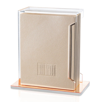 Softcover Leather & Lucite Zemiros Bencher Set - Waterdale Collection